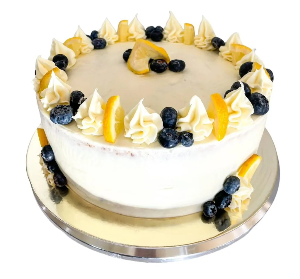 8” Lemon Bluberry Cake …$125